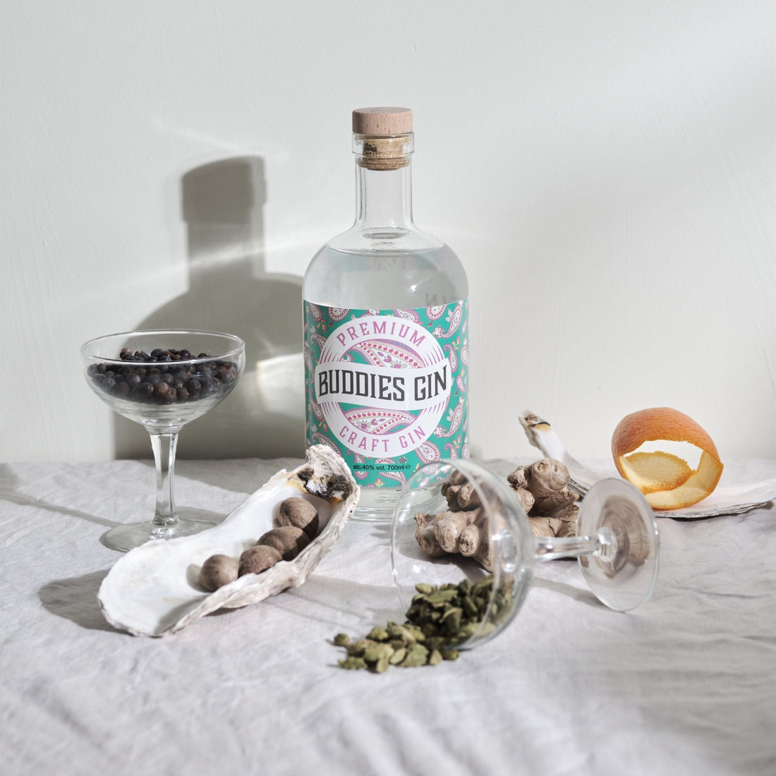 Buddies Gin Botanicals - A Taste of the Spirit of Paisley