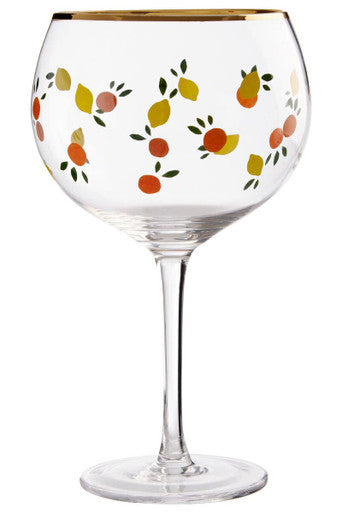 Mila Set of 2 Colourful Gin Glasses