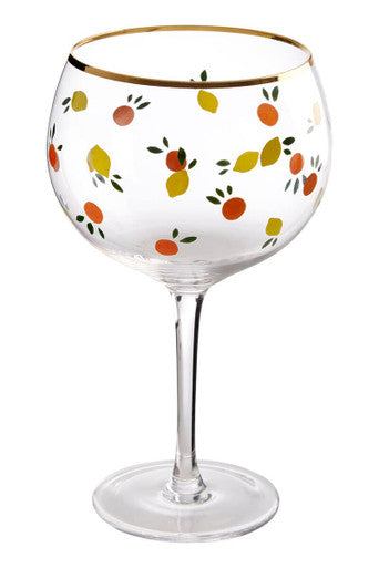Mila Set of 2 Colourful Gin Glasses