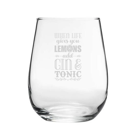 When Life Gives You Lemons Gin Tumbler