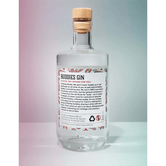 Buddies Gin: 50cl Premium Small Batch Craft Gin - Buddies Gin