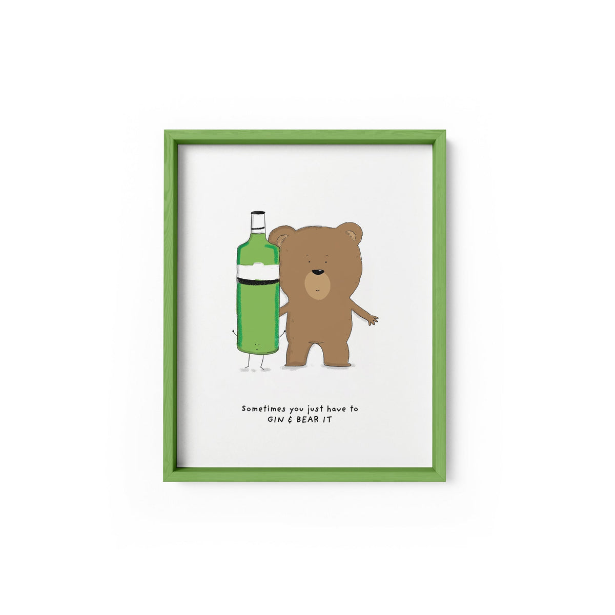 Gin & Bear It Print